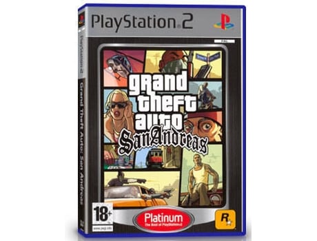 Grand Theft Auto: San Andreas Platinum PS2 - Compra jogos online na