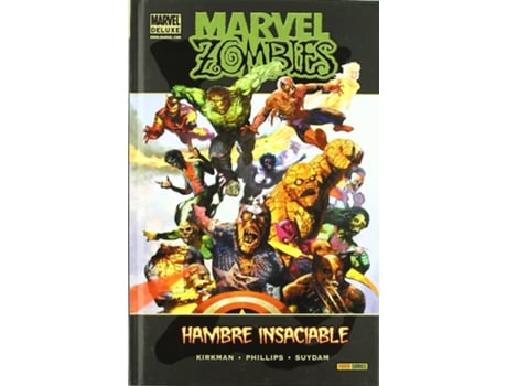 Livro Marvel Zombies Hambre Insaciable de Kirman (Espanhol)