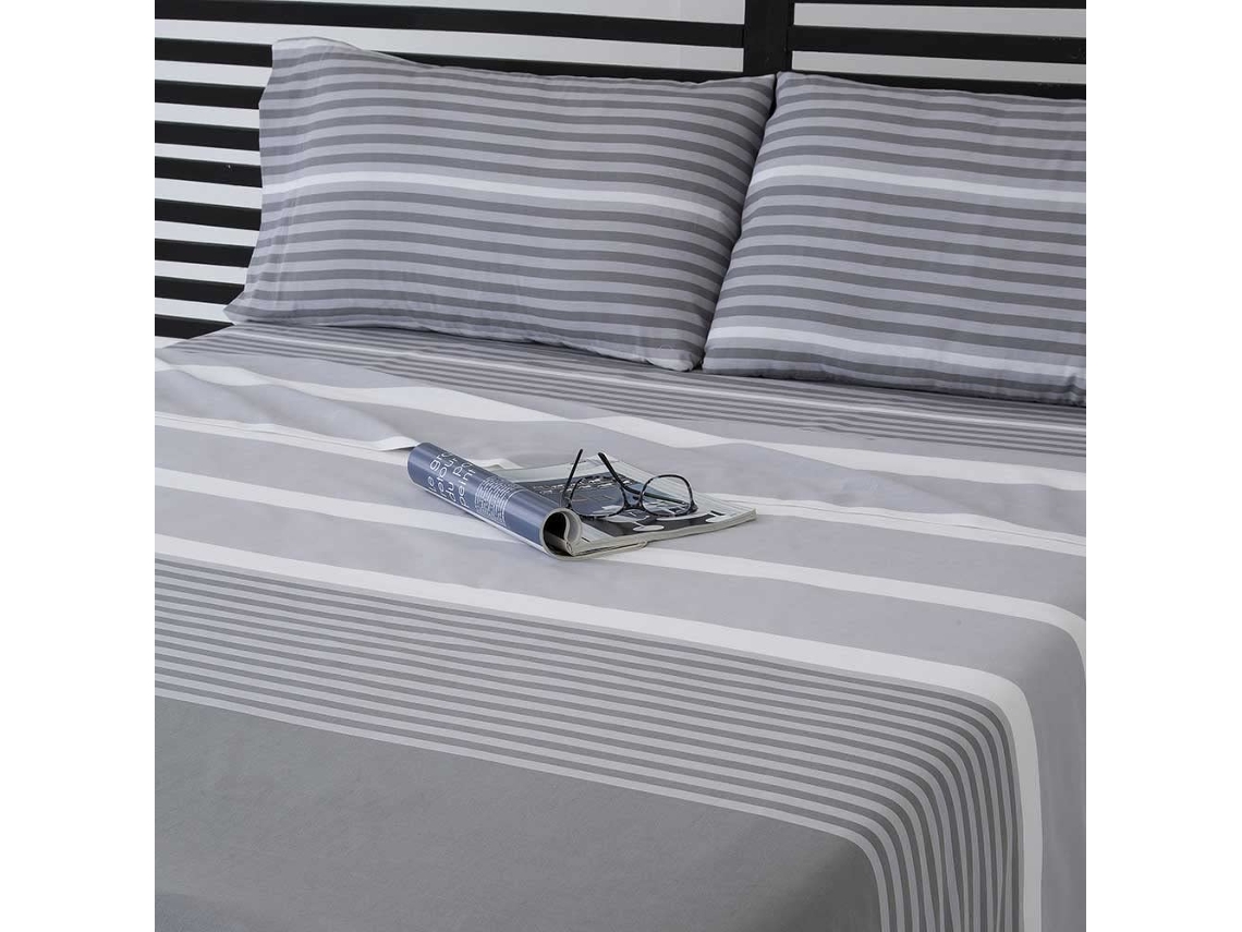 Cotton Artean - Juego De Sabanas Lines Ii Cama De 135 X 190/200