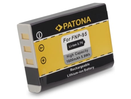 Bateria PATONA para Fuji NP95 1600mAh