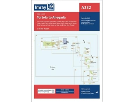 Livro Imray Chart A232 de Imray (Inglês)