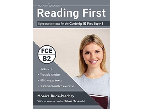 Livro Reading First Eight practice tests for the Cambridge B2 First Paper 1 de Monica Ruda-Peachey (Inglês)