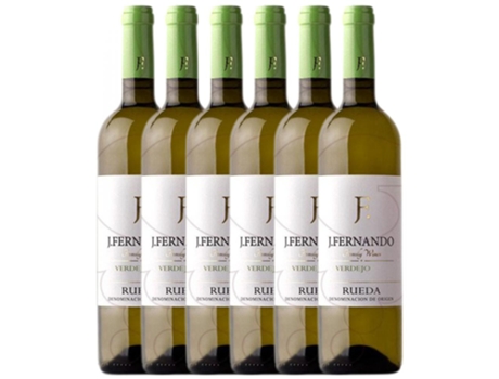 Vinho J. FERNANDO J. Fernando Verdejo Rueda Joven (1.5 L - 6 unidades)