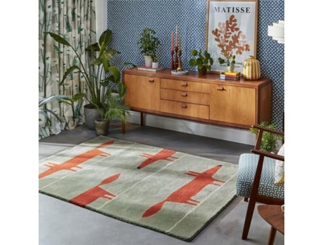 Tapete SCION Mr Fox (Verde - 140x200 cm)