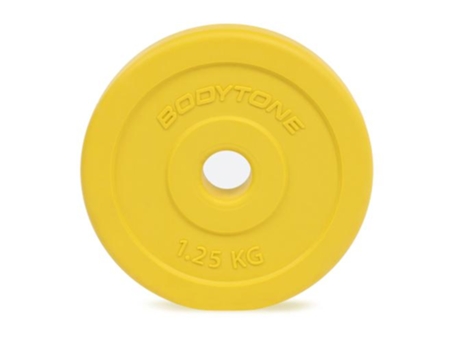 Disco Musculação 1,25kg Amarelo - Disco 1,25 Kg