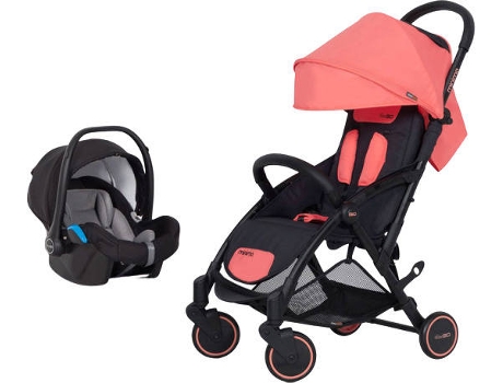 Carrinho de Bebé Individual  Minima + Starter 0+ Isofix Ready Coral