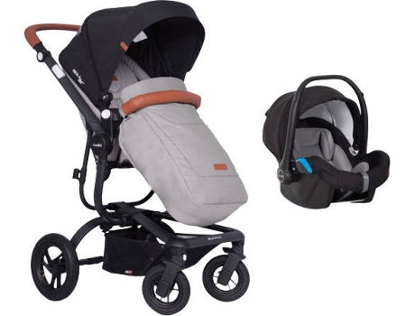 Carrinho de Bebé Individual  Soul Air + Starter 0+ Isofix Ready Cinzento Fox