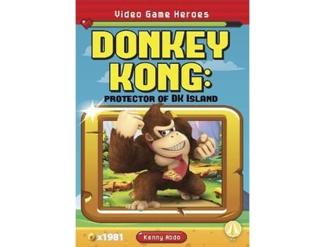 Livro Video Game Heroes Donkey Kong Protector of DK Island de Kenny Abdo (Inglês)