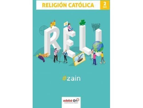 Livro Religión 2 ESO #zain de Obra Colectiva Edebé (Espanhol)