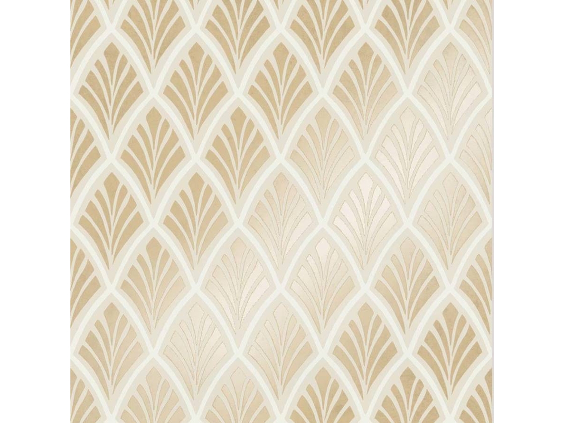 Papel de Parede LAURA ASHLEY Florin Wallpaper Ouro Pálido (1000 x 53 cm