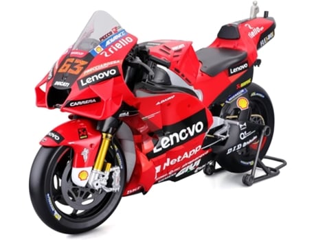 MAISTO Carro em Miniatura Ducati Desmosedici Lenovo Miniatura 1/6 Vermelho