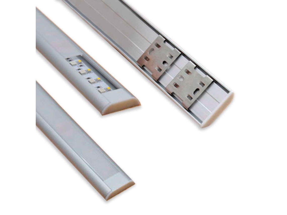 Perfil Aluminio Mark Para Fitas Led Metro Ledbox Wortenpt 1880