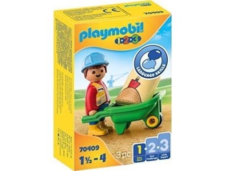 Playset 1,2,3 Worker with Forklift  70409 (3 pcs)