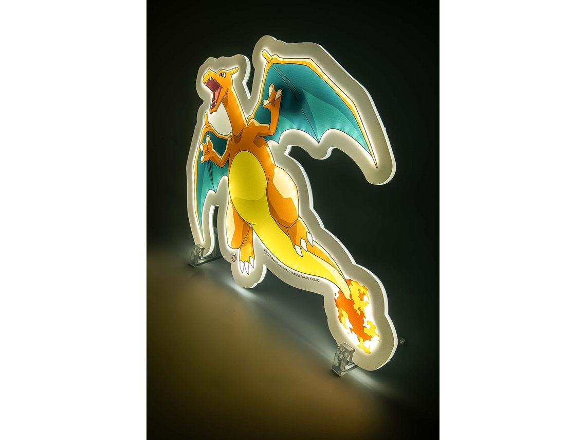 Lampada da Muro Pokemon Charizard Neon - ND - Idee regalo