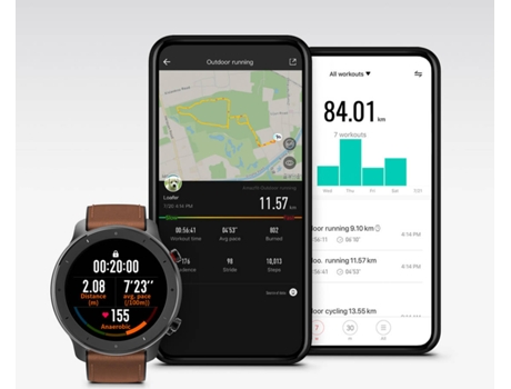 amazfit gtr 47mm strava