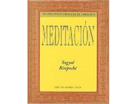 Livro Meditación de Sogyal Rinpoche (Espanhol)