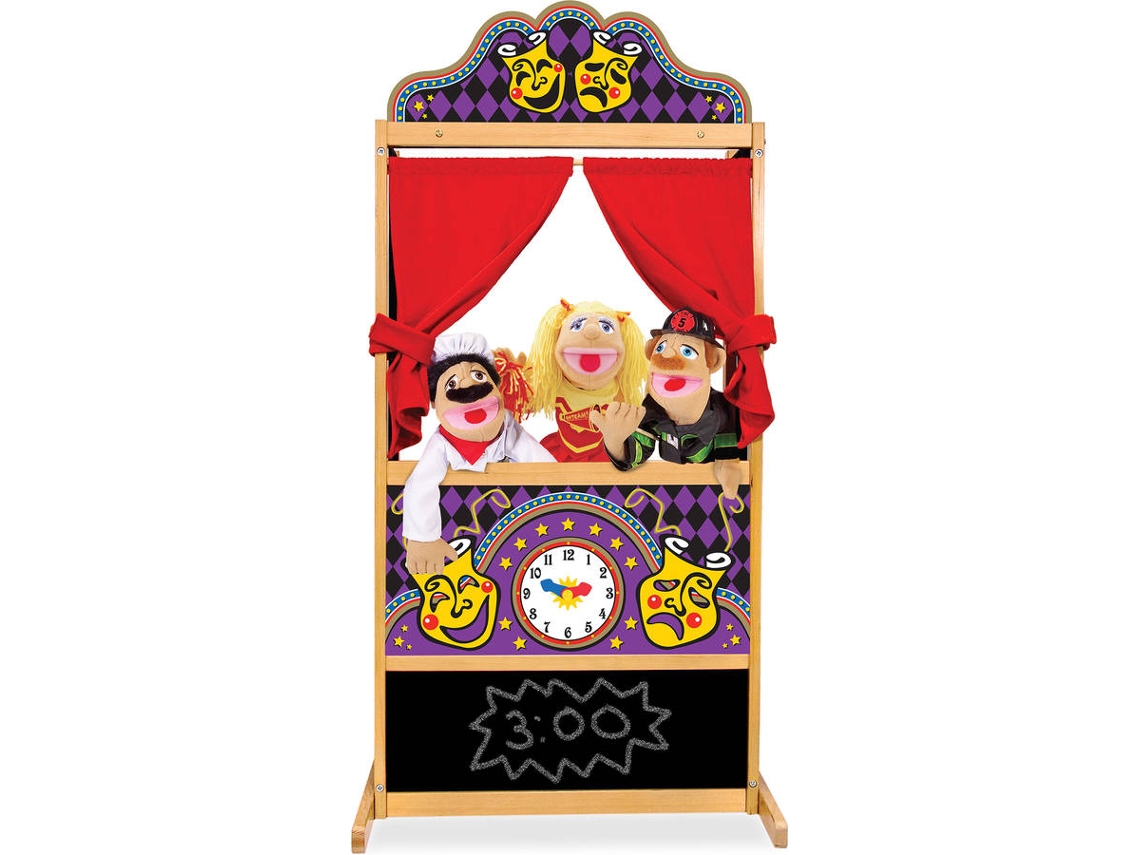 Melissa and doug 2024 deluxe puppet theater