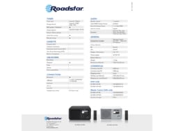Roadstar IR-390D+BT/WH Radio Internet Wi-Fi y Digital DAB/ DAB+/ FM