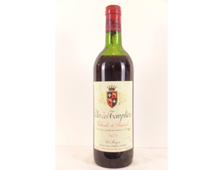 Vinho Tinto CLOS DES TEMPLIERS 1975 (75 cl - 1 unidade)