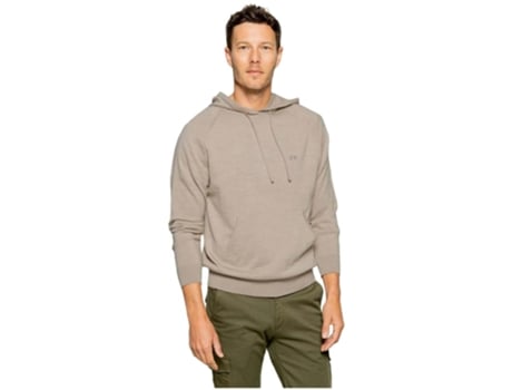 Sweatshirt de Homem SCOTTA Capucha Castanho (XS)