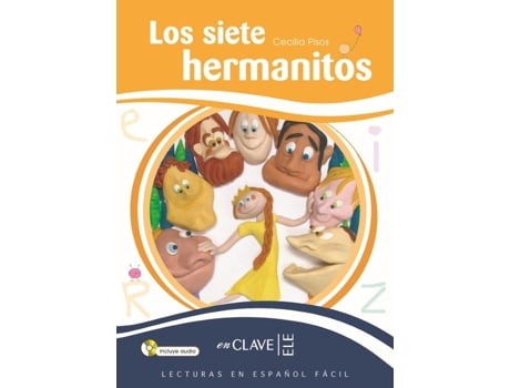 Livro Lecturas Niños - Los Siete Hermanitos + Cd Audio de Vários Autores (Espanhol)