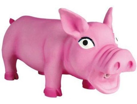 Mordedor para Cães  Porco com Som Original (17 cm - Látex)