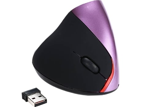 Rato XSJ Wireless Carregamento Vertical 2.4G (2400 dpi - Roxo)