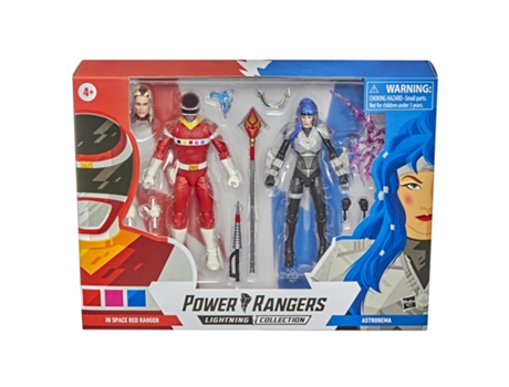 Pack 2 Figuras de Ação  Red Ranger vs Astronema