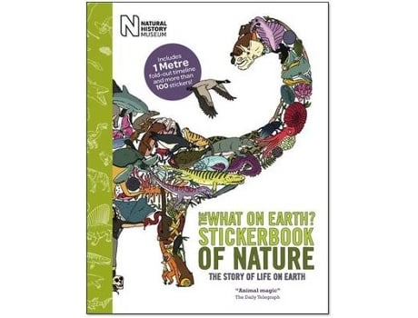 Livro the nature timeline stickerbook de christopher lloyd (inglês)