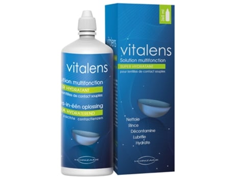 Solução multifuncional para lentes de contato gelatinosas 360 ml VITALENS