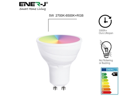 Smart Wifi Gu10 5W Rgb+Cct Changing & Dimmable Via App 3Pc Pack