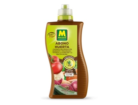 MASSO GARDEN Abono Líquido Huerta 1 L Bio