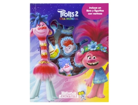 Livro Trolls 2. Historias Animadas de Dreamworks (Espanhol)