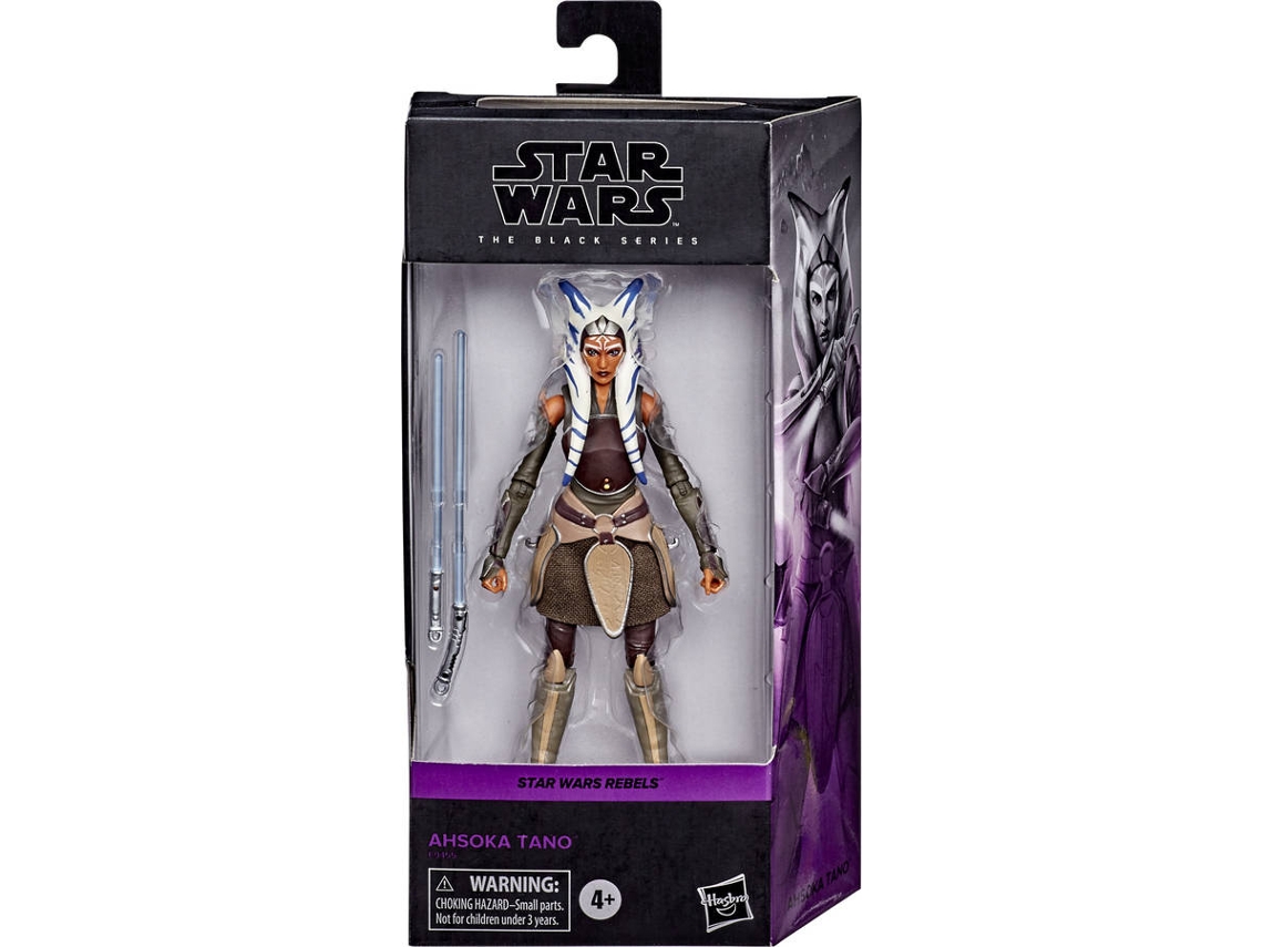 Figura De Ação STAR WARS Ahsoka Tano The Black Series (Idade Mínima: 4 ...