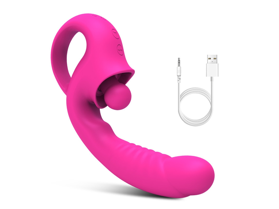 Vibrador de massagem telescópica de 10 frequências para mulheres (rosa)  OEMG | Worten.pt