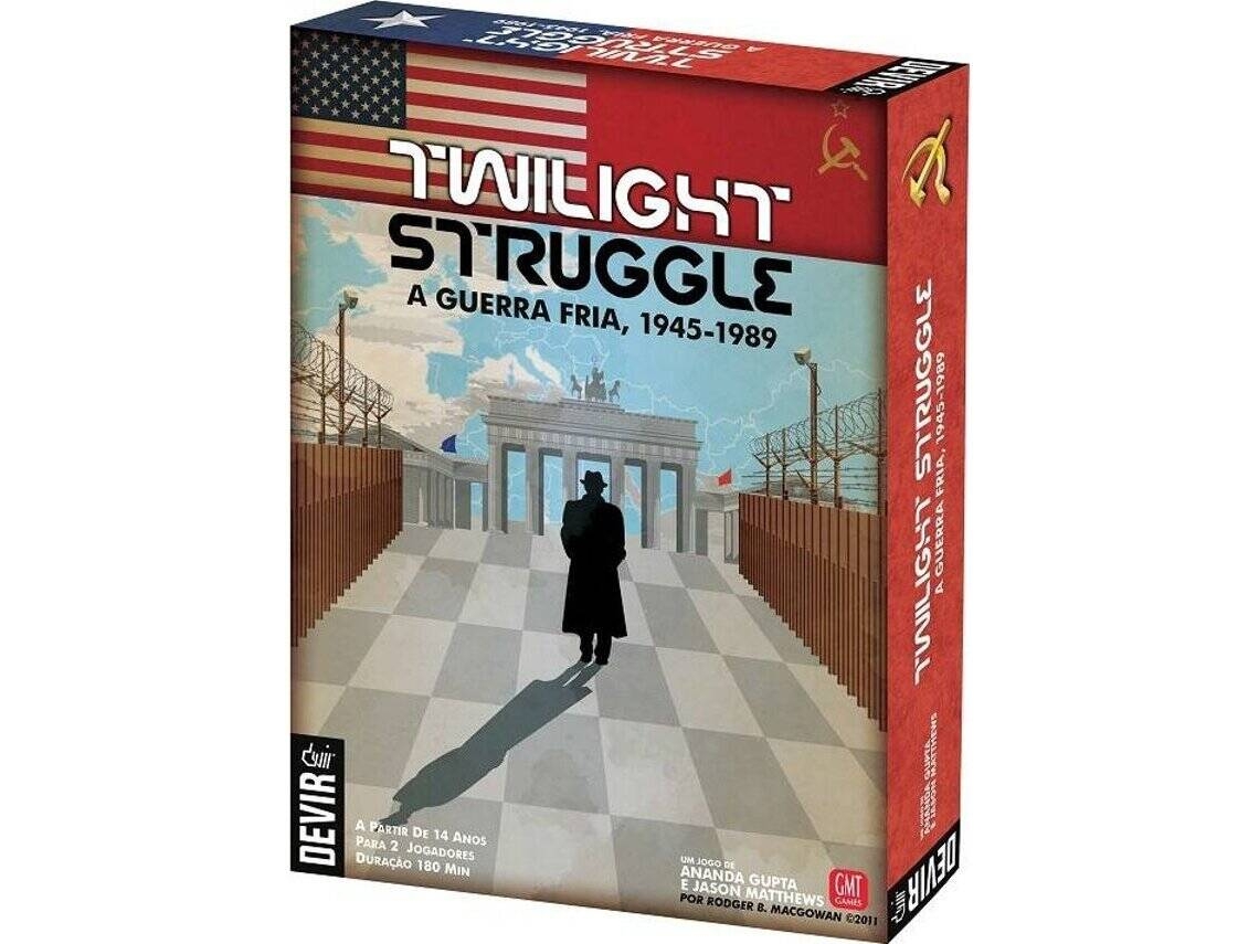 Jogo de Tabuleiro DEVIR Twilight Struggle (Idade Mínima: 14 - Nível  Dificuldade: Intermédio)