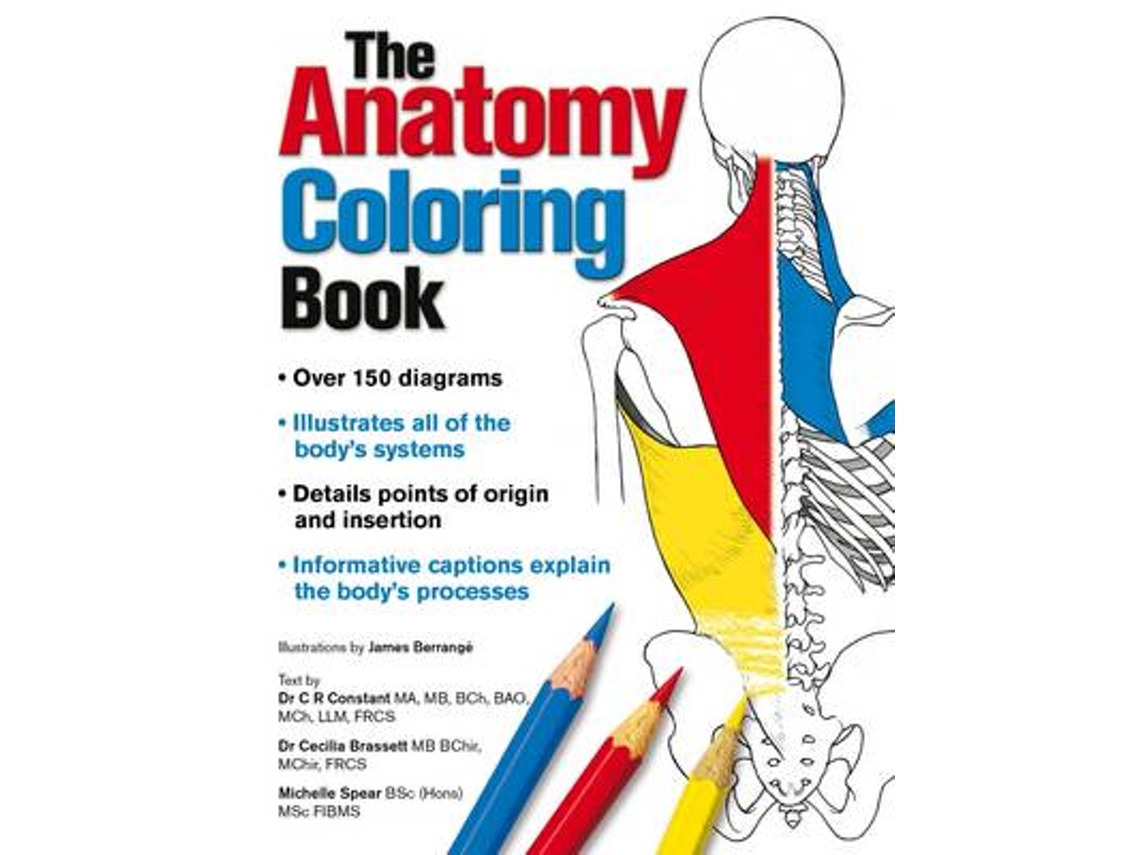 Livro complete anatomy coloring book, newly revised and updated edition