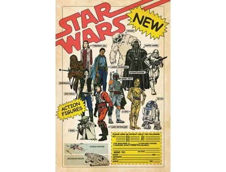 Poster PYRAMID INT PP34635 Números de Acção Star Wars