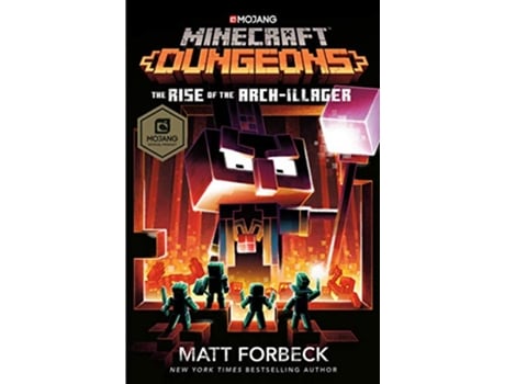 Livro Minecraft Dungeons The Rise of the ArchIllager de Matt Forbeck (Inglês - Capa Dura)