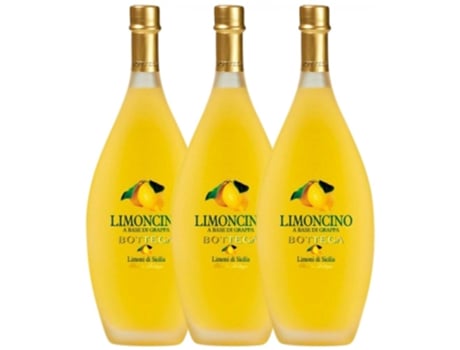 Licores Bottega Gold Limoncino 1 L (Caixa de 3 unidades)