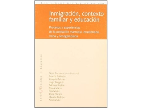 Livro Inmigración, Contexto Familiar Y Educación de Sílvia Carrasco I Pons (Espanhol)