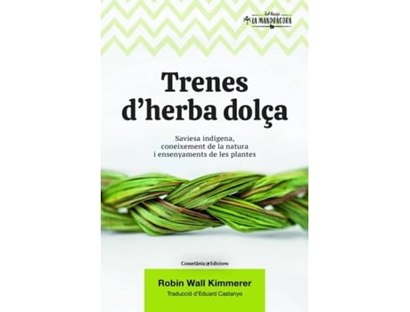 Livro Trenes DHerba Dolça de Robin Wall Kimmerer (Catalão)