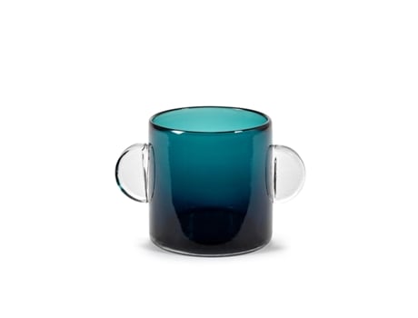 Vaso Vento e Fogo Azul-Escuro