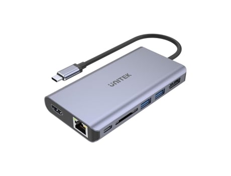 Hub Usb UNITEK Uhub S7 Cinzento