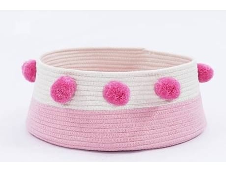 Cama para Gatos ZEZE Pompons (Rosa)