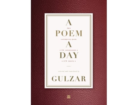 Livro Poem a Day de Gulzar (Inglês - Capa Dura)