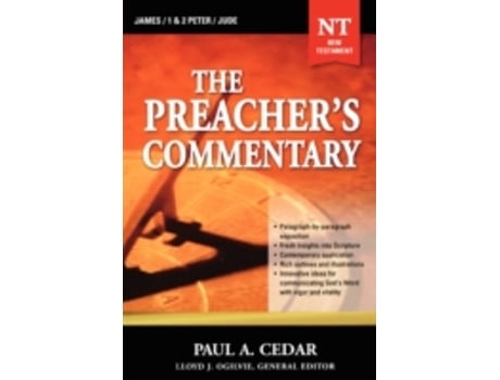 Livro the preacher's commentary - vol. 34: james / 1 and 2 peter / jude de paul cedar (inglês)