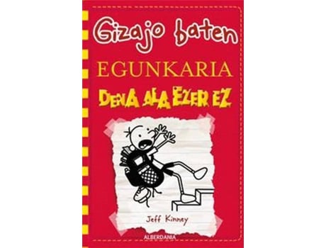 Livro Dena Ala Ezar de Jeff Kinney (Basco)