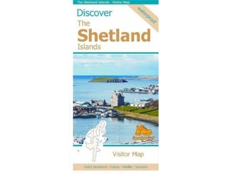 Livro the shetland islands de footprint maps (inglês)