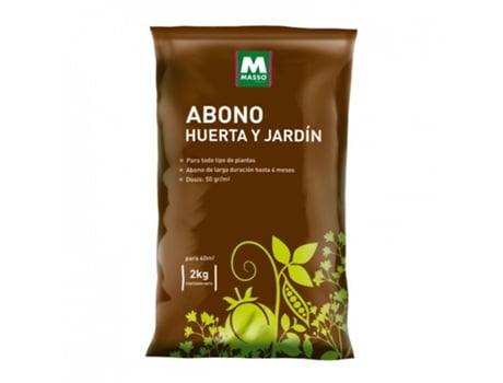 MASSO GARDEN Abono Huerta Y Jardín 2 kg En Bolsa